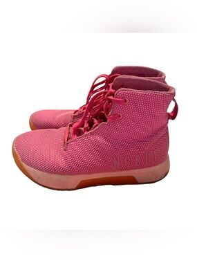 NOBULL Pink Lace-Up unisex High-Top